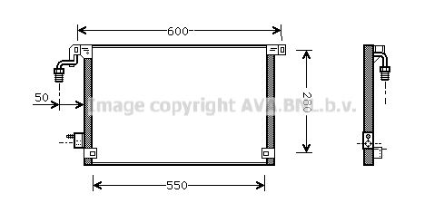 AVA QUALITY COOLING Lauhdutin, ilmastointilaite CN5174